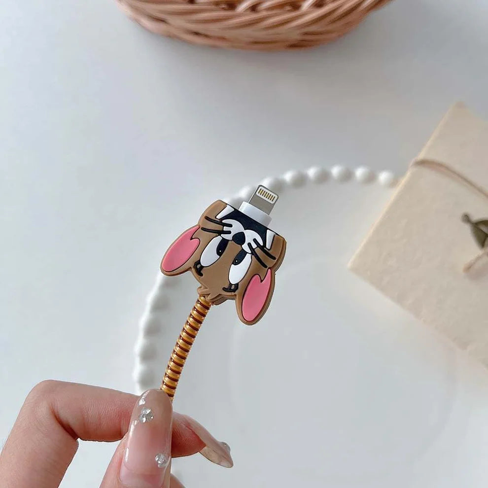 Iphone Charger Case Cover - Tom & Jerry (4 Piece Set)