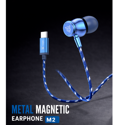 TIGER M2 Metal Magnetic Type-C Wired Earphones