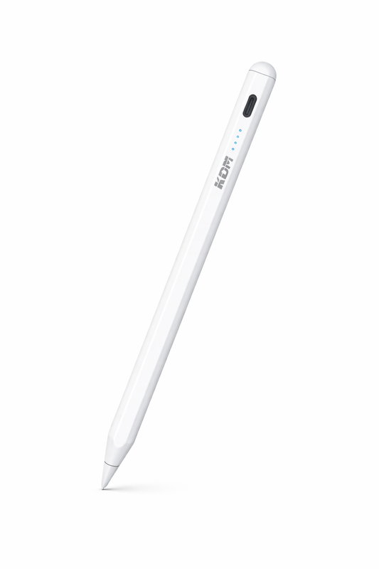 KDM Precision stylus pen for compatible iPad Air & iPad Pro models with Type-C charging and magnetic support